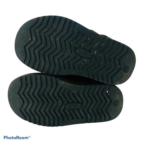 F2 Black Sherpa Black Suede RoundToe Boots Size 7 - Picture 3 of 5